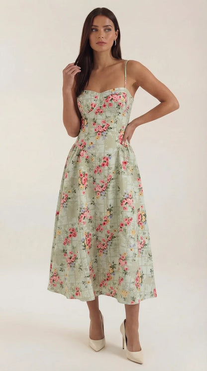 Odette Romantic Corset Midi