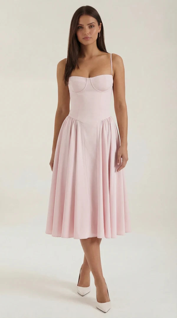 Odette Romantic Corset Midi