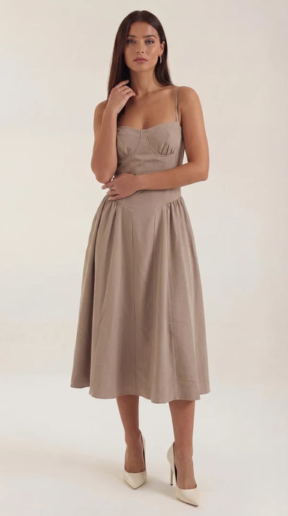 Odette Romantic Corset Midi