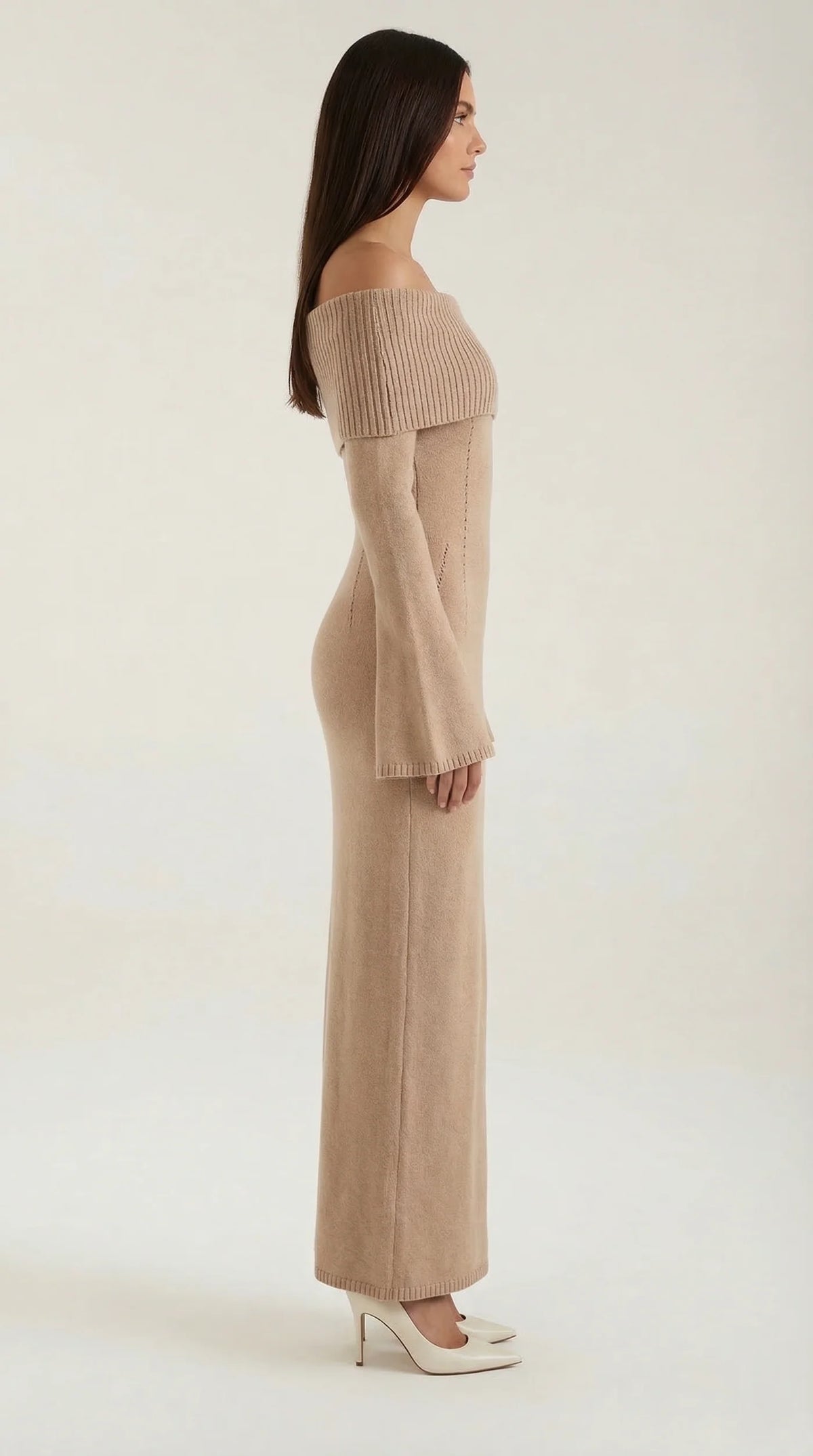 Quinlan Maxi Off-Shoulder Bodycon Dress