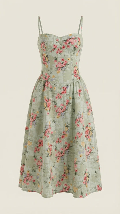 Odette Romantic Corset Midi