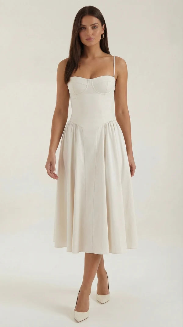 Odette Romantic Corset Midi